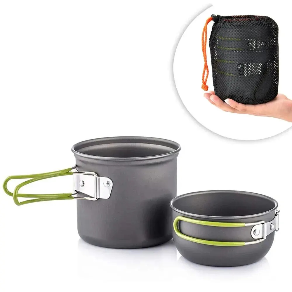 Camping Cooking Accessories - Ultralight Camping Pot Set: Camping Cookware