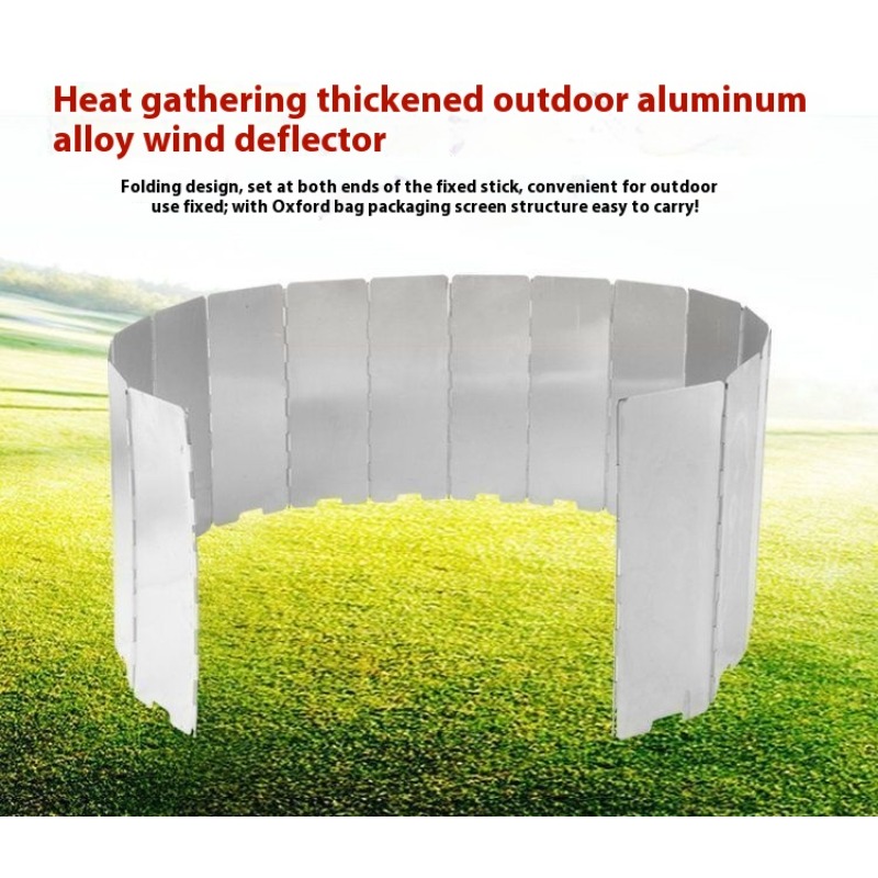 Camping Cooking Portable - Portable Camping Windshield Foldable Aluminum Alloy
