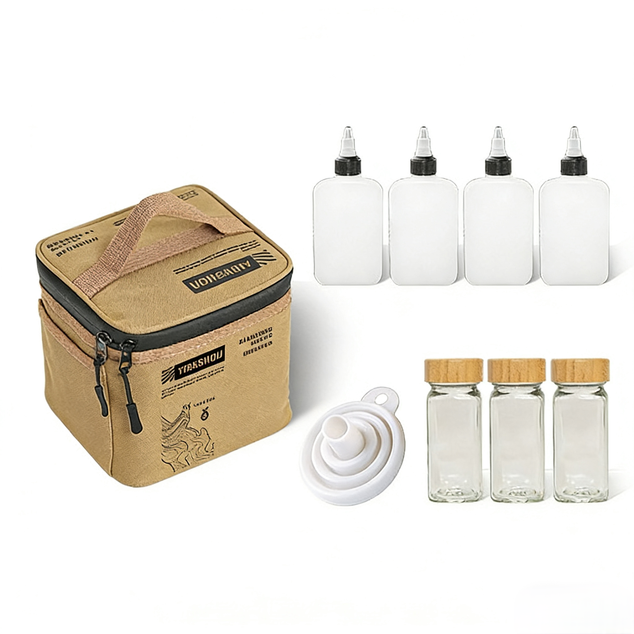 Camping Cooking Materials - Portable Camping Outdoor Cooking Kitchen Organizer