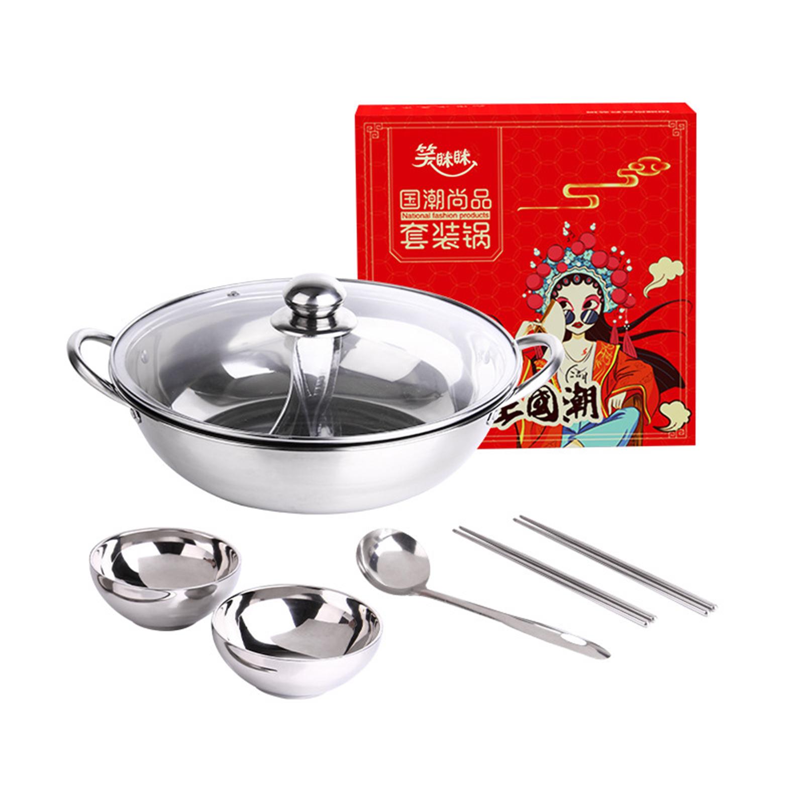 Camping Cooking Kitchen - Hot Pot Pan Cooker with Glass