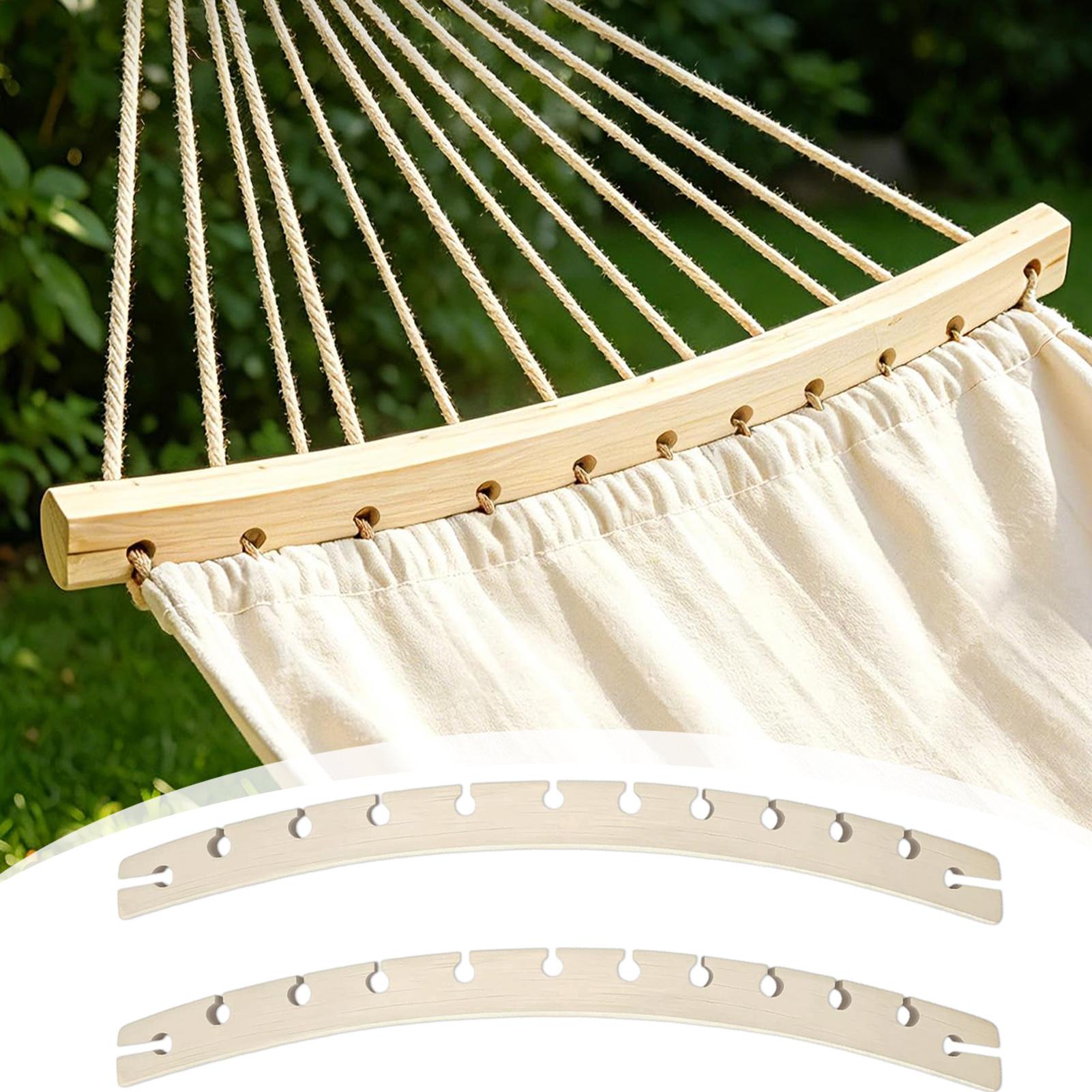 Camping Cooking Utensils Kit - Replacement Wooden Hammock Spreader Bars 2pcs