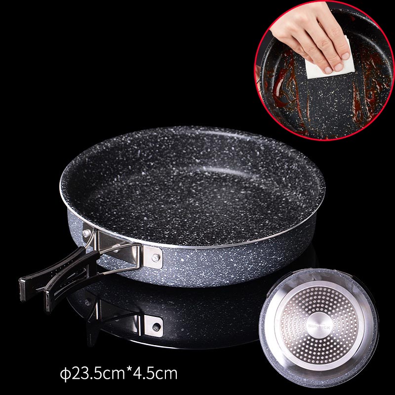 Camping Cooking Fuel - Camping Folding Non-Stick Frying Fry Pan