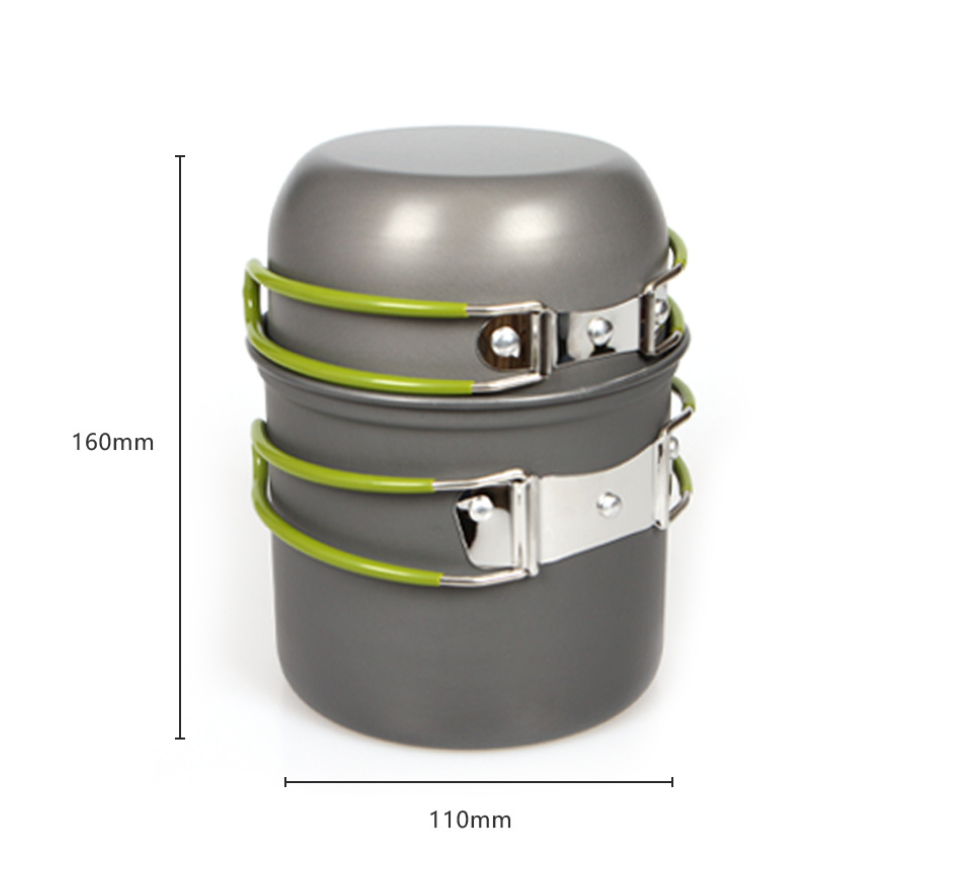 Ultralight Camping Pot Set: Ca - Camping Cooking Accessories recension och pris
