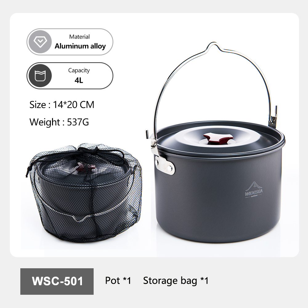 Widesea Hard Anodized Aluminum - Camping Cooking Accessories recension och pris