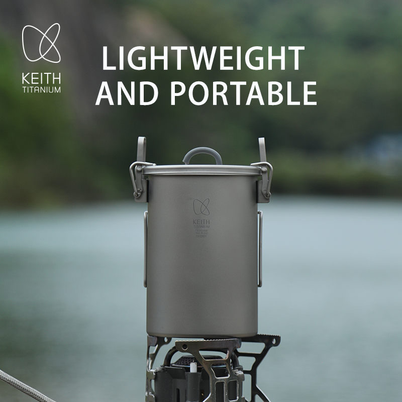 KEITH Pure Titanium Rice Cooke - Camping Cooking Kitchen recension och pris