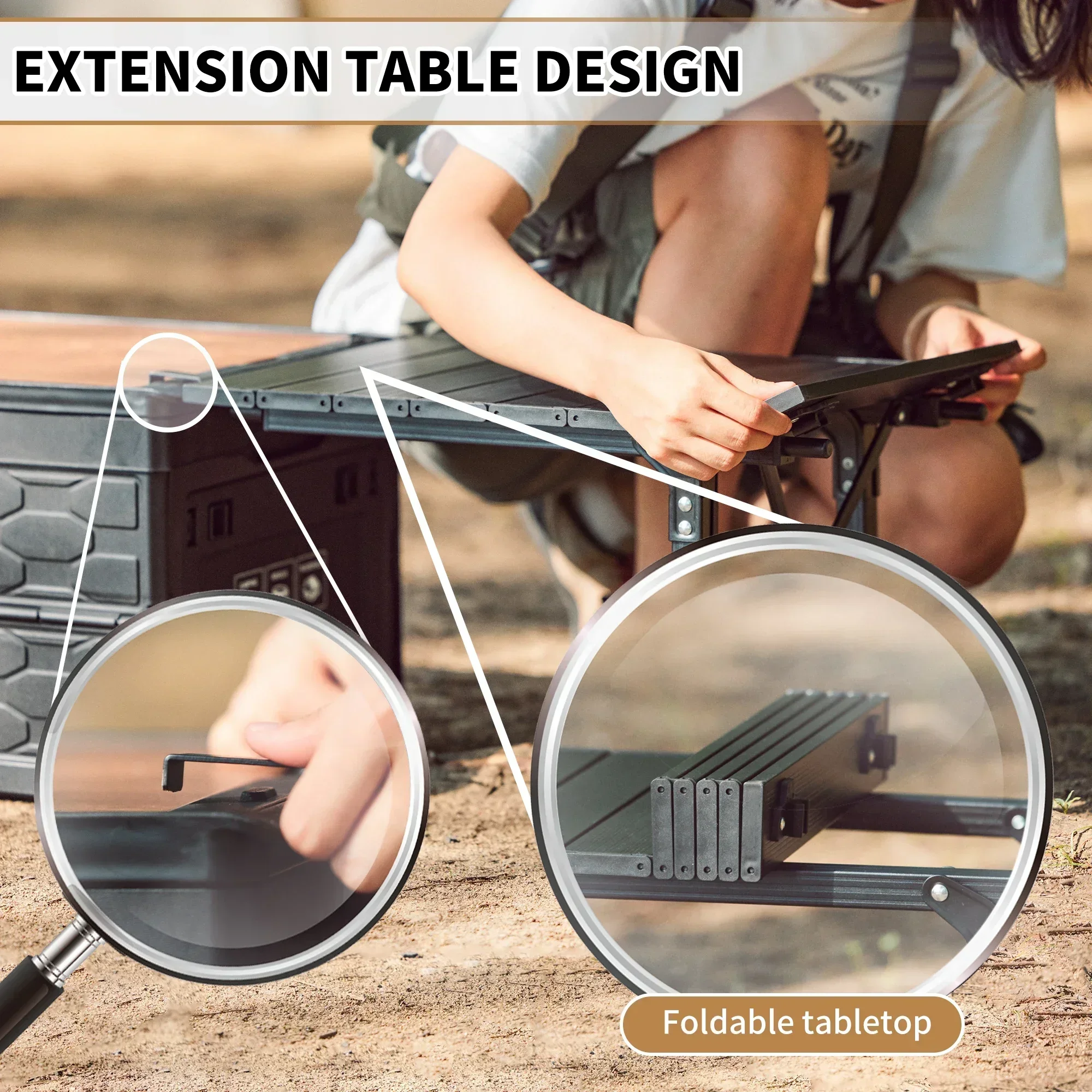 New IGT Table Box 50L Large Ca - Camping Cooking Table With Storage recension och pris