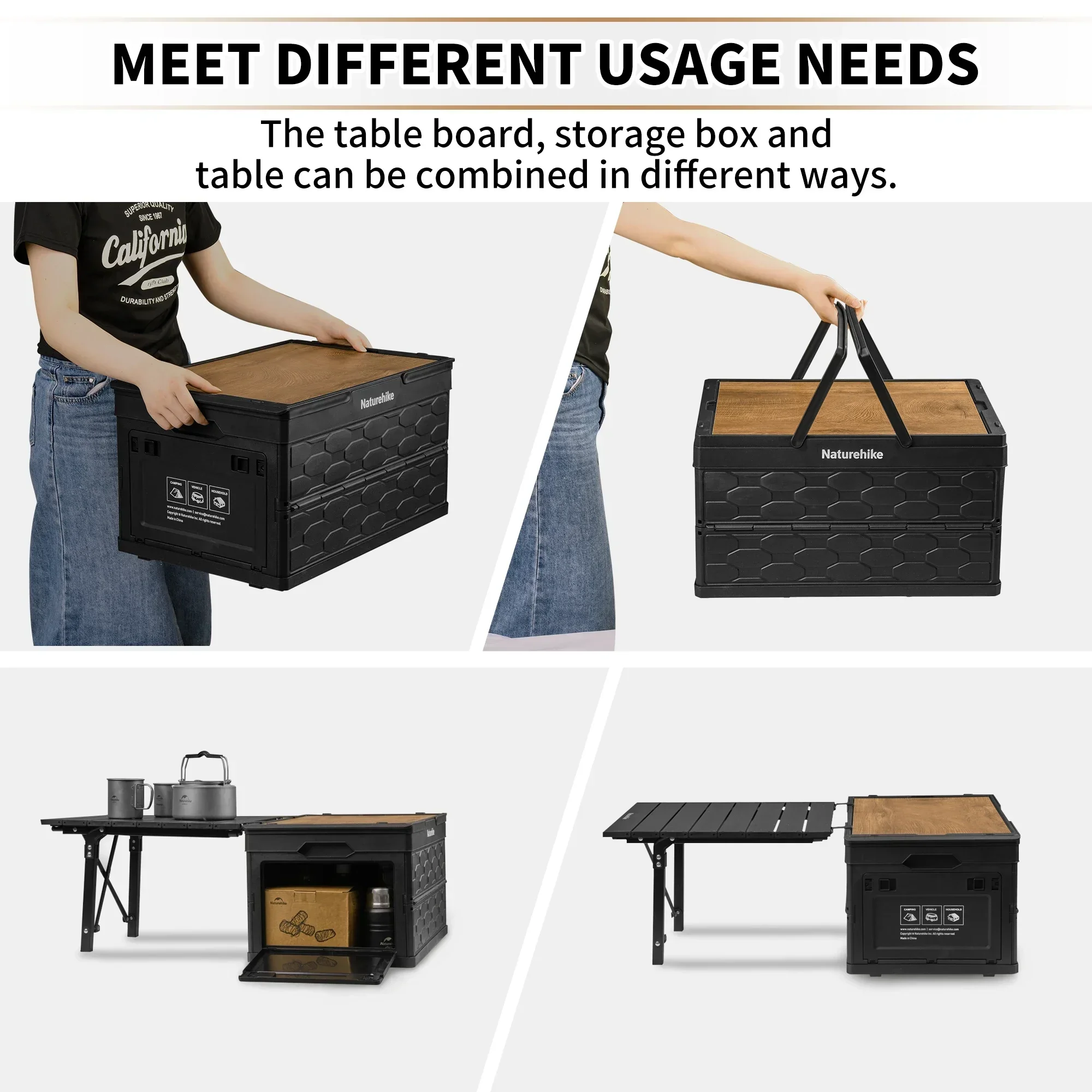 New IGT Table Box 50L Large Ca - Camping Cooking Table With Storage recension och pris