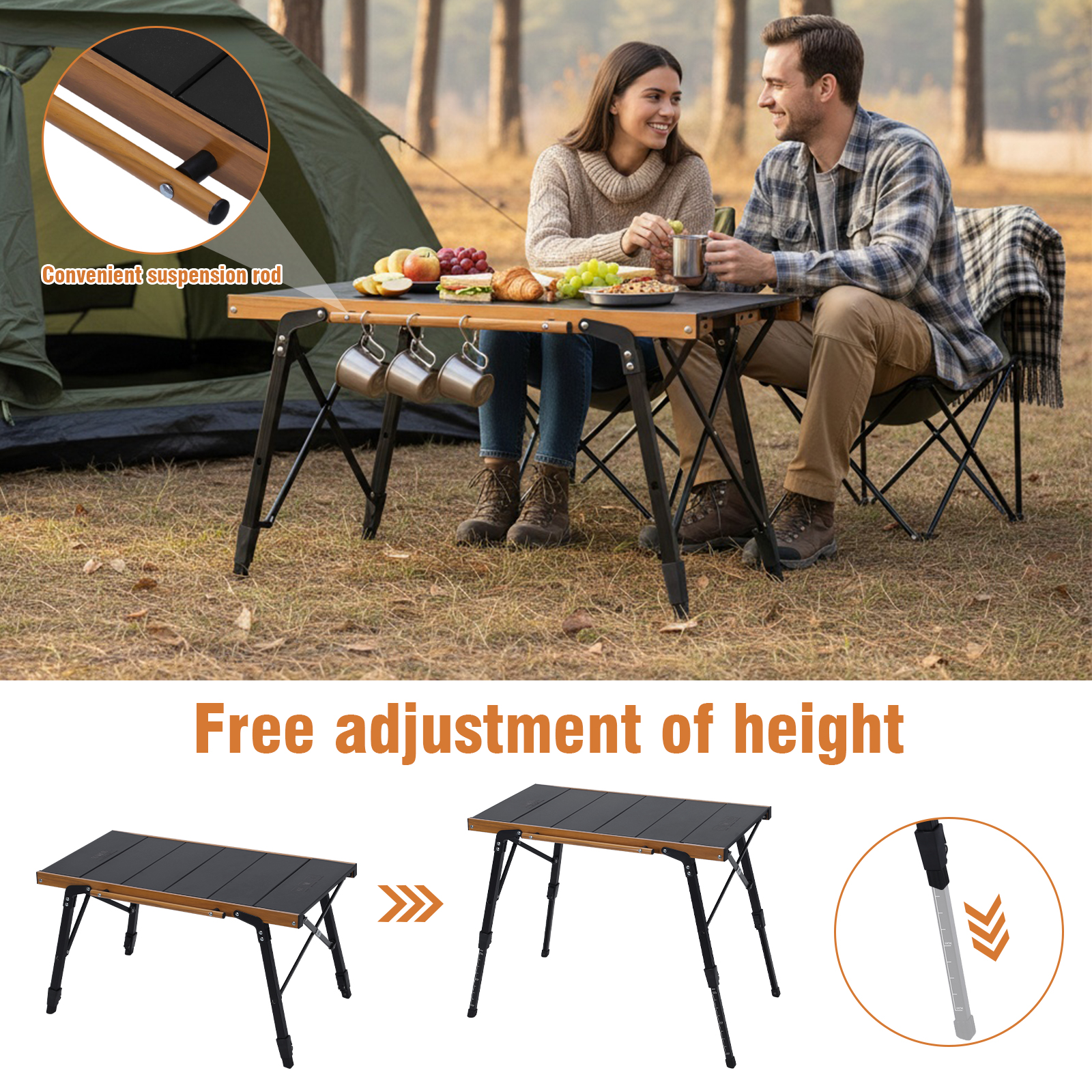 IGT Unit Combination Table wit - Camping Cooking Table With Storage recension och pris