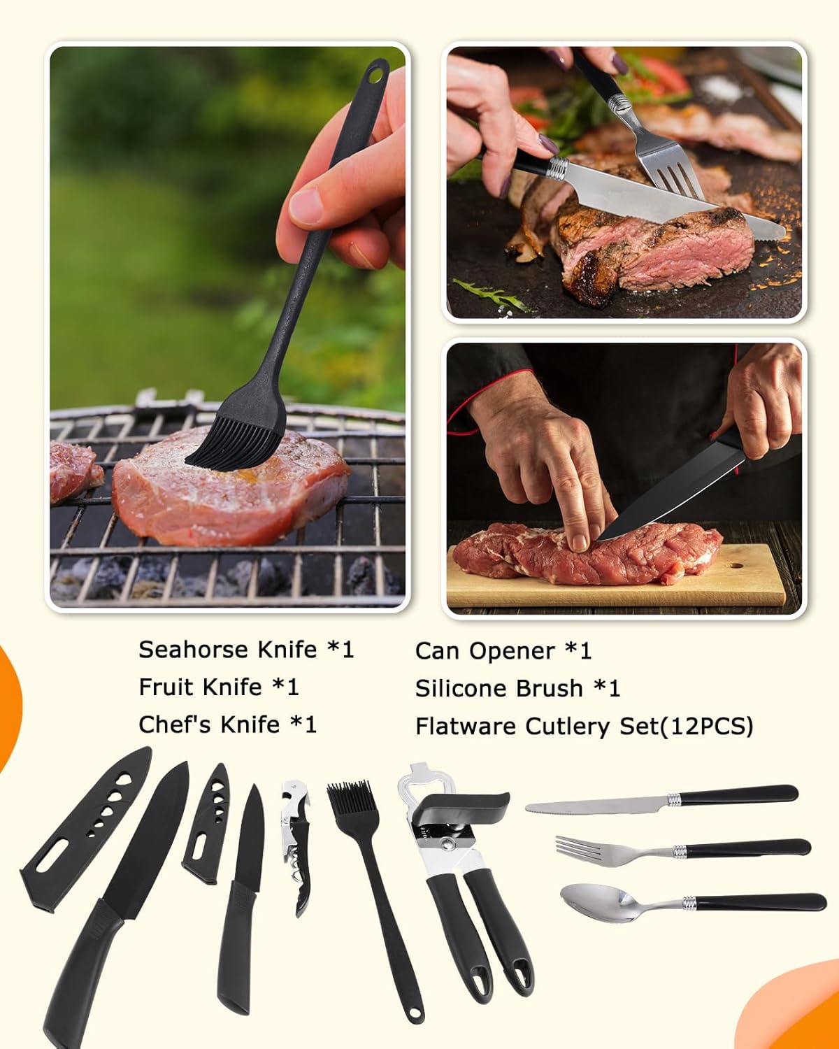 45-Piece Camping Cookware Set  - Camping Cooking Kitchen recension och pris
