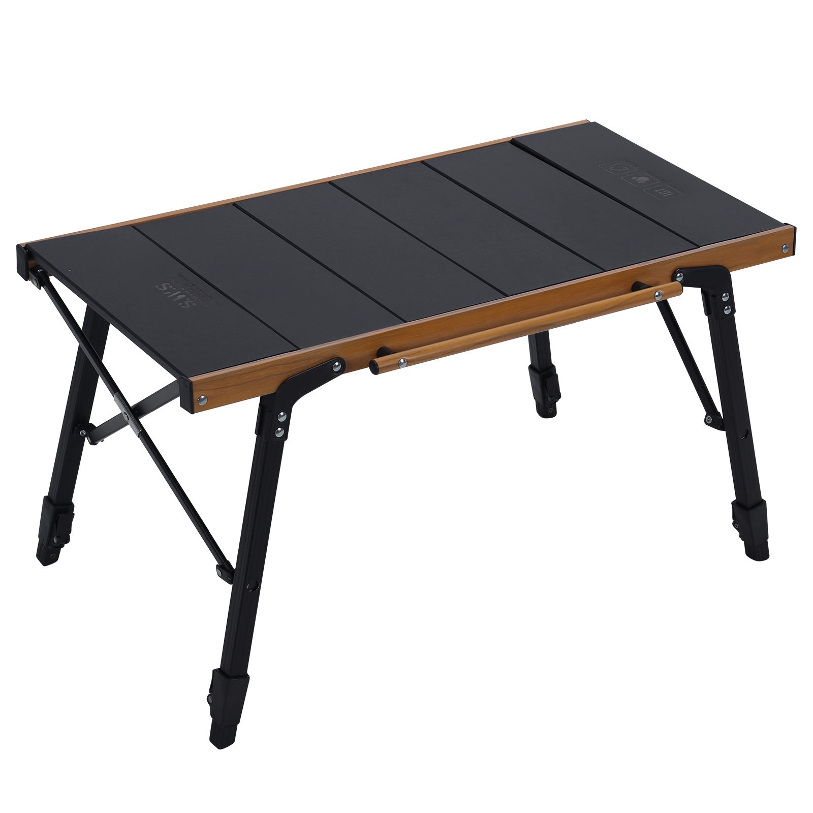 Portable Camping Table with St - Camping Cooking Table With Storage recension och pris