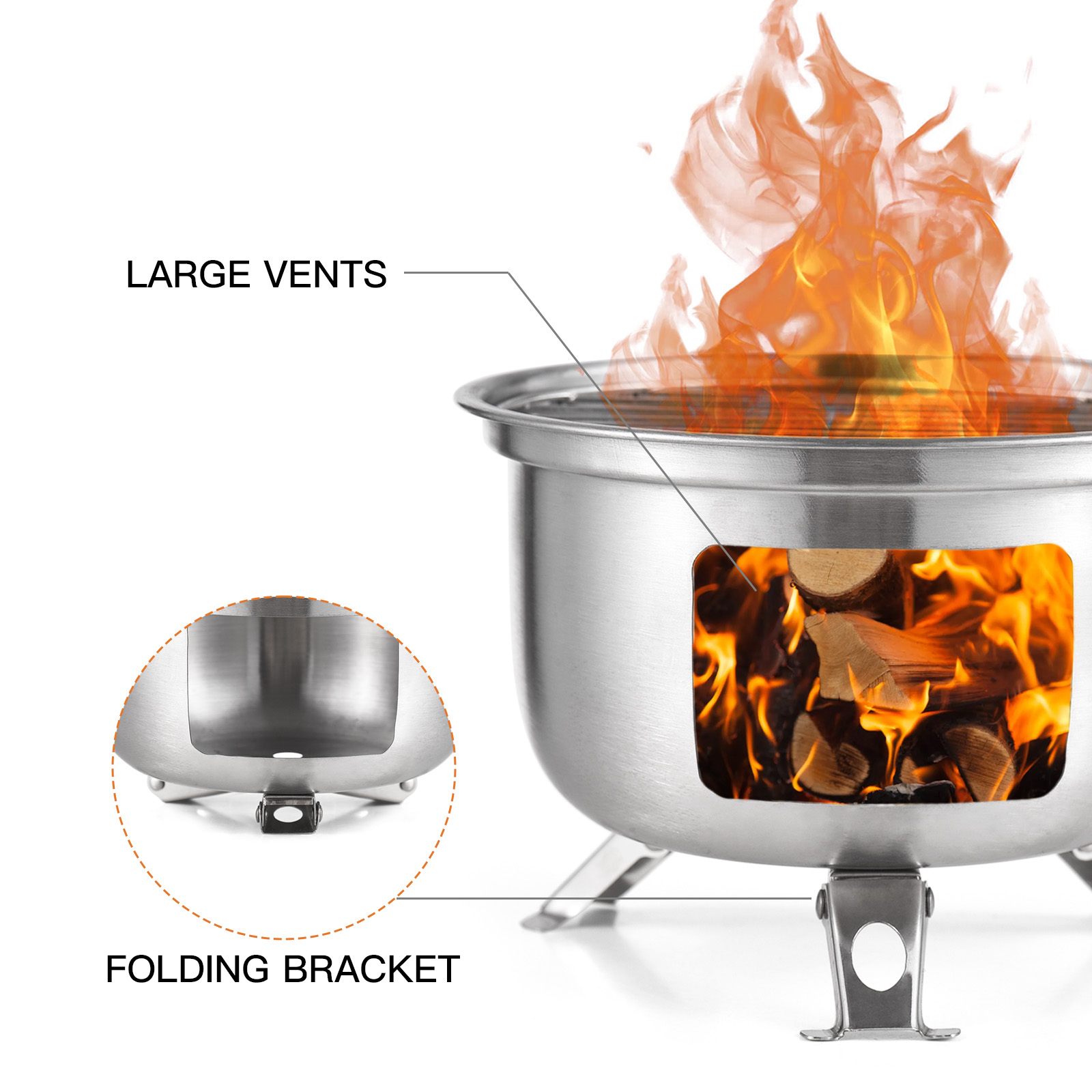 Camping Stove Mini Backpacking - Camping Cooking Candle recension och pris