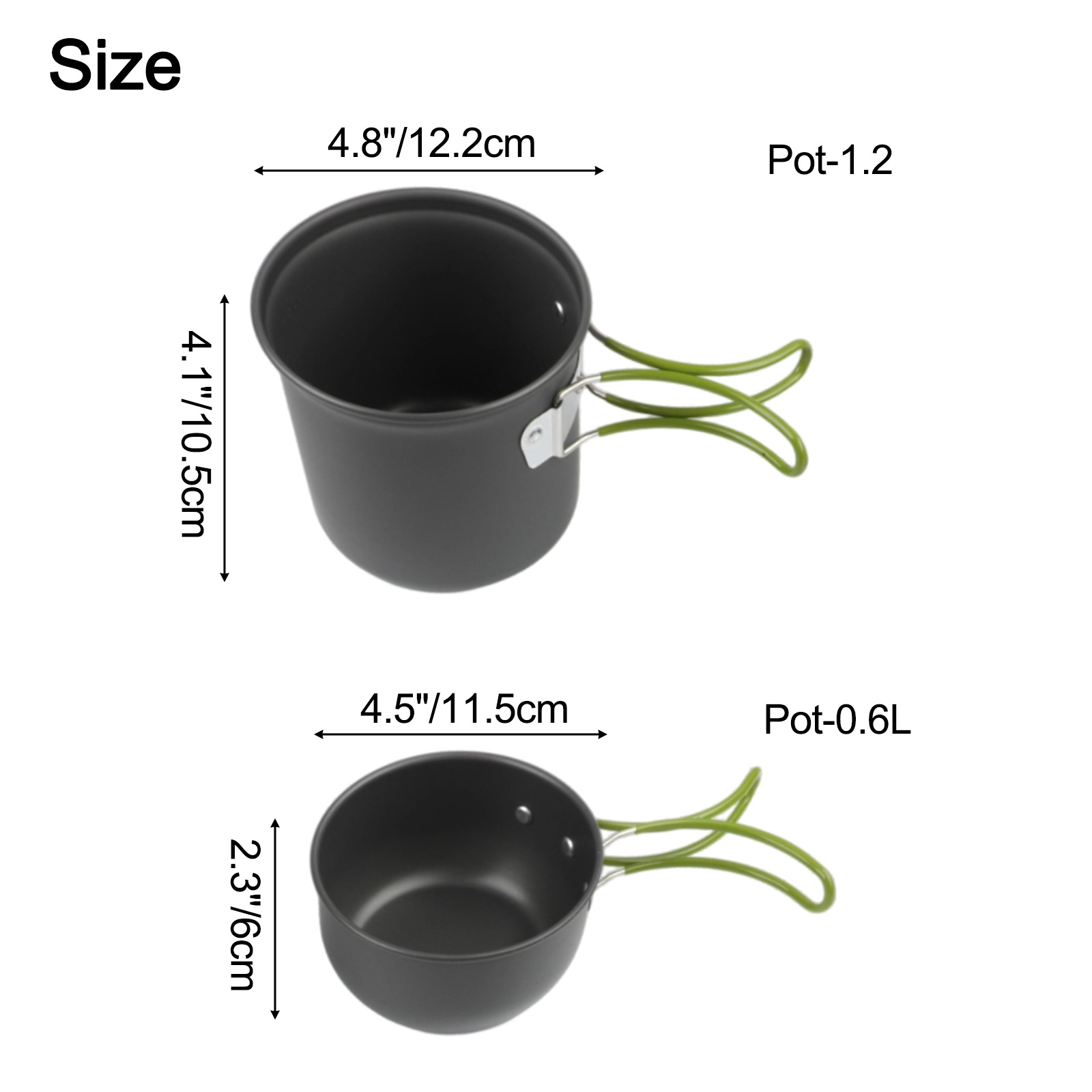 Anodized Aluminum Cookware Cam - Camping Cooking Materials recension och pris