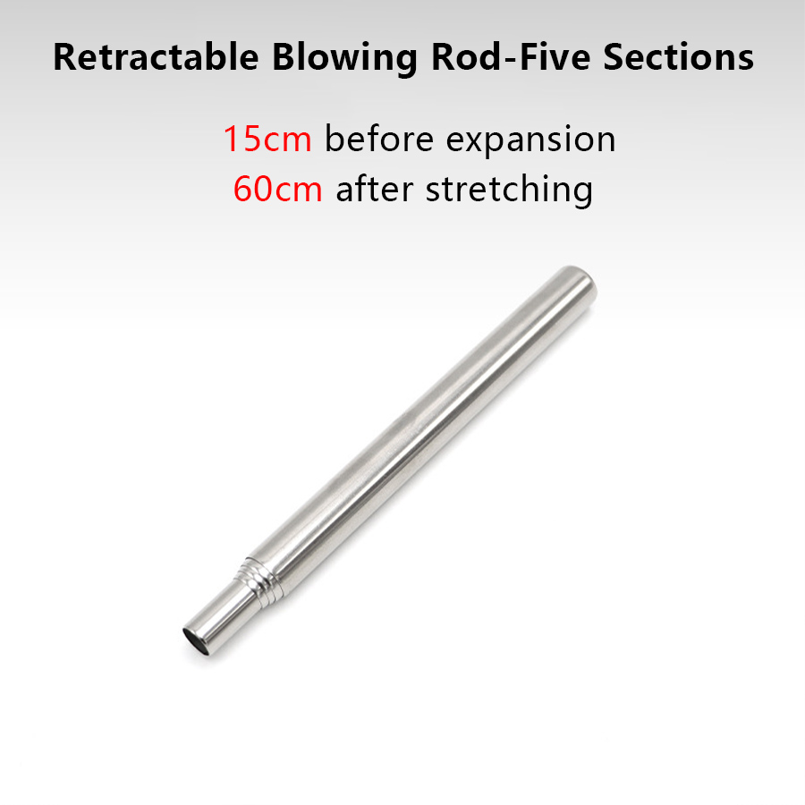 Stainless Steel Blowpipe Pocke - Camping Cooking Candle recension och pris