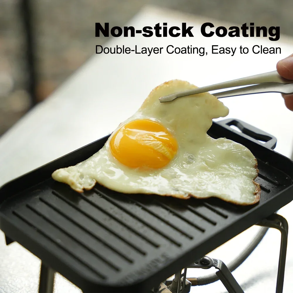Mini Grill Plate Set Thickened - Camping Cooking Candle recension och pris