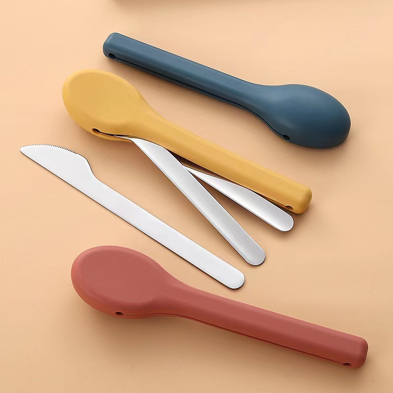3-Piece Portable Flatware Pock - Camping Cooking Utensils Kit recension och pris