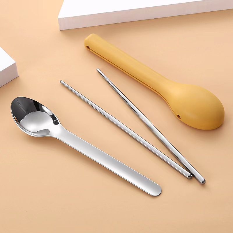 3-Piece Portable Flatware Pock - Camping Cooking Utensils Kit recension och pris