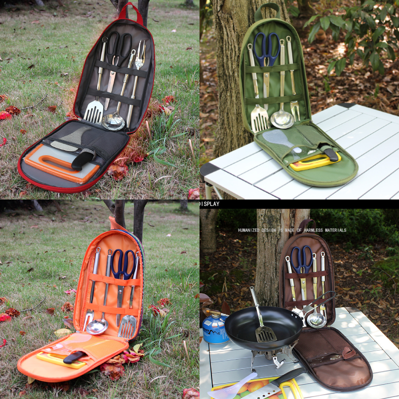 7pcs Camping Kitchen Utensil S - Camping Cooking Hardware recension och pris