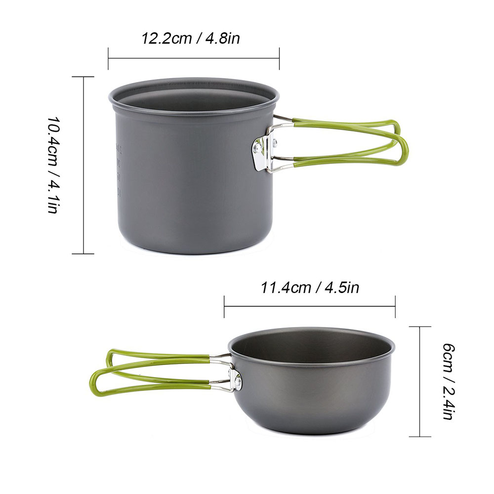 Ultralight Camping Pots Cookwa - Camping Cooking Hardware recension och pris