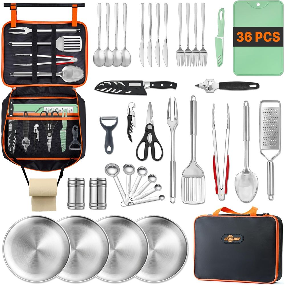 Compact Camping Kitchen Set wi - Camping Cooking Kitchen recension och pris