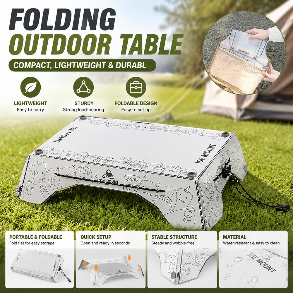 Portable Multi Folding Camping - Camping Cooking Table With Storage recension och pris