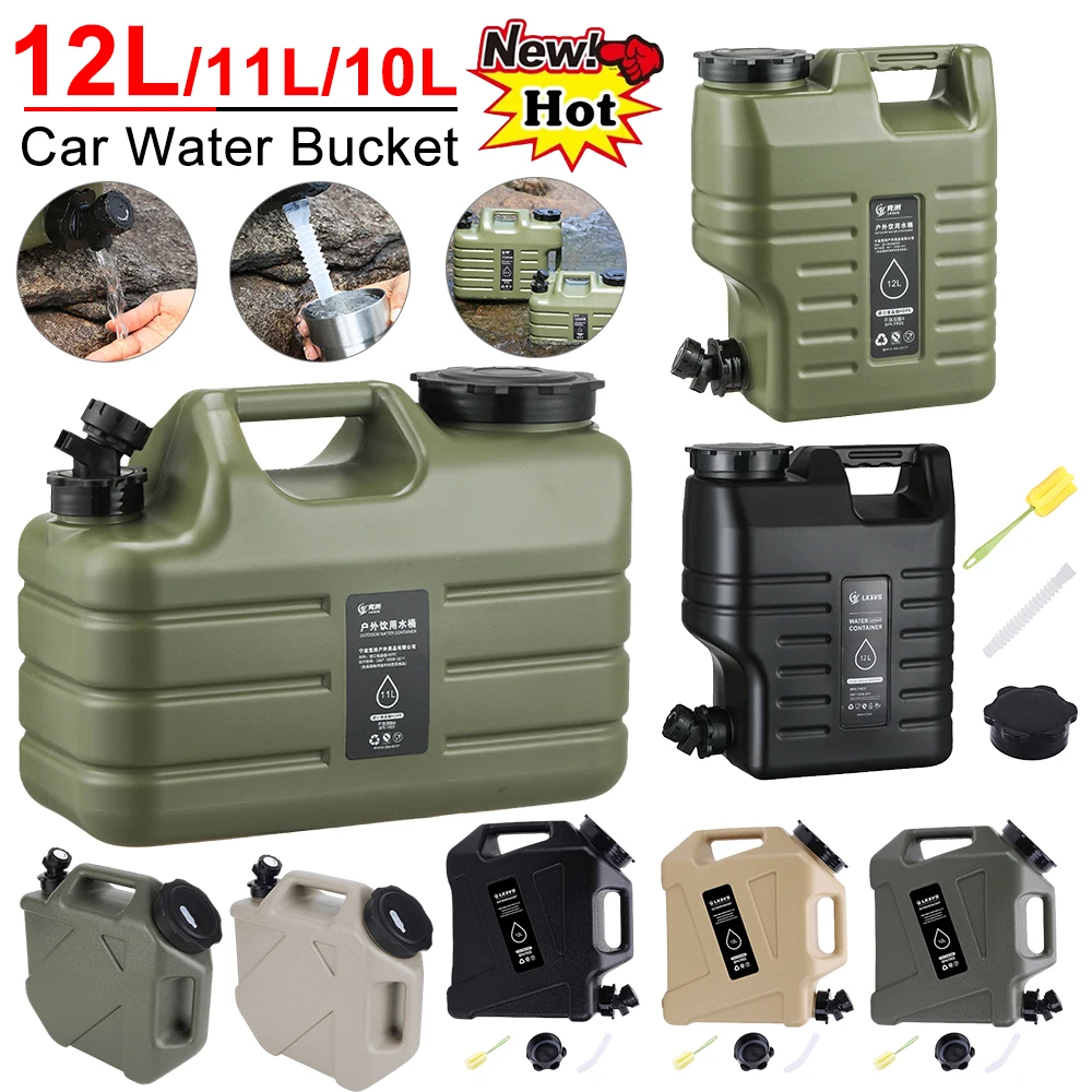 10/11/12L Car Water Bucket Lar - Camping Cooking Container recension och pris