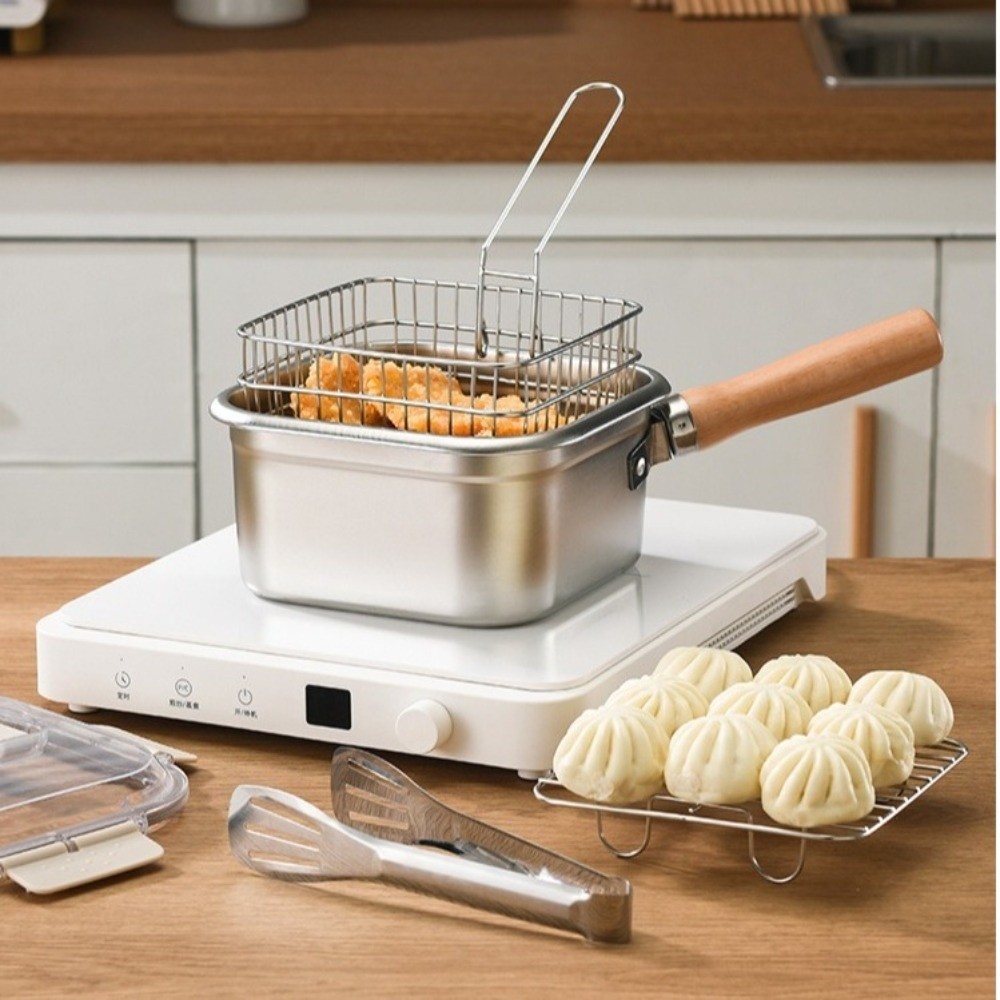 Portable Stainless Steel Fryin - Camping Cooking Candle recension och pris