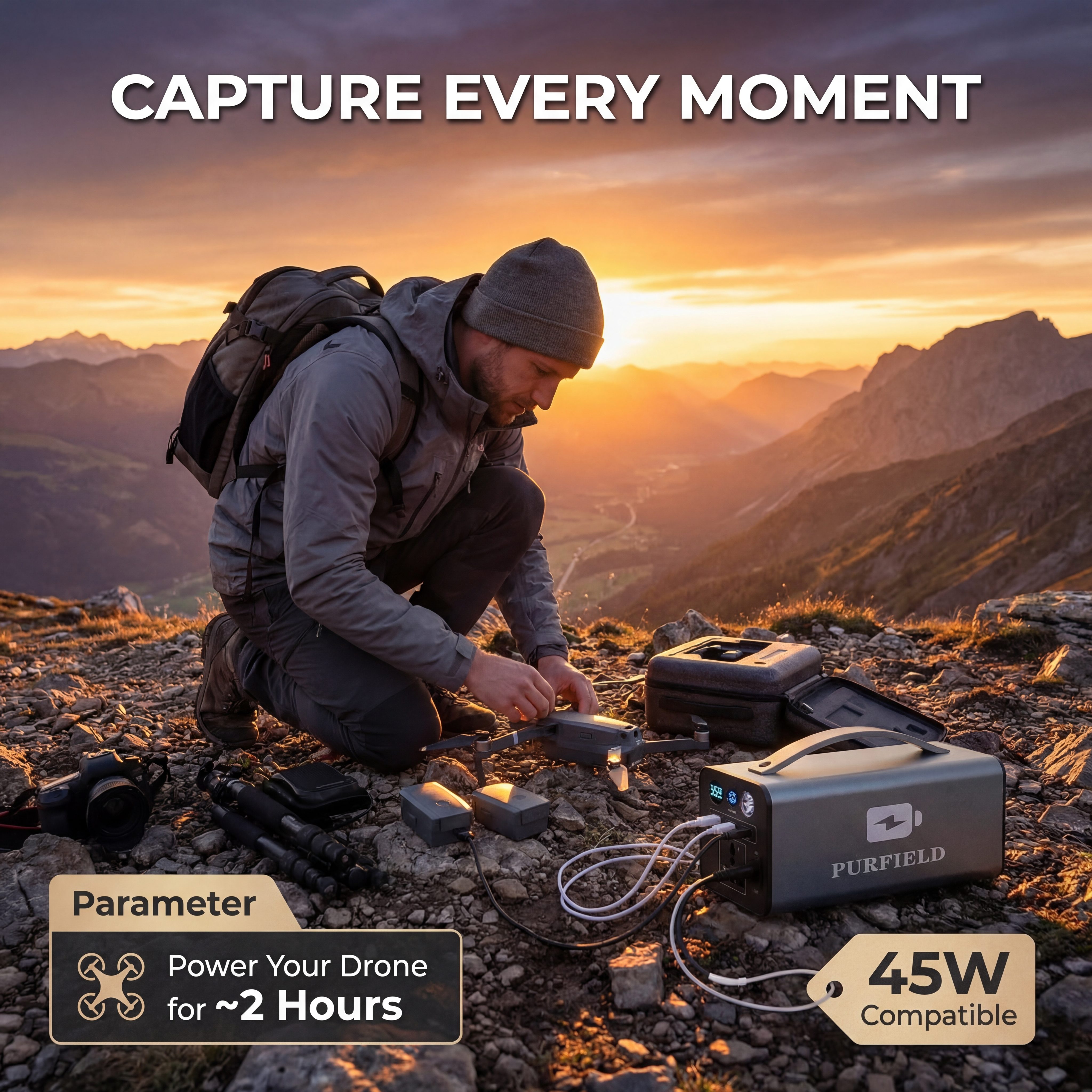 180W Outdoor Power Station 320 - Camping Cooking Utensils Kit recension och pris