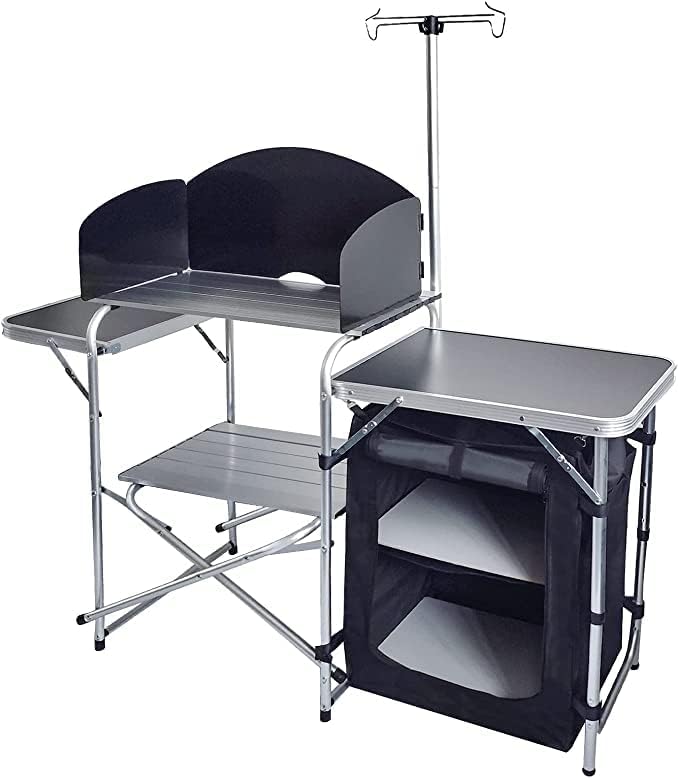 Folding Cooking Table Outdoor  - Camping Cooking Table With Storage recension och pris