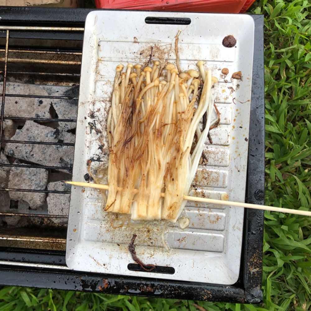 Durable Titanium Camping Grill - Camping Cooking Candle recension och pris