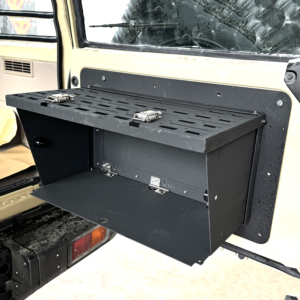 Alloy Rear Door Folding Drop D - Camping Cooking Table With Storage recension och pris