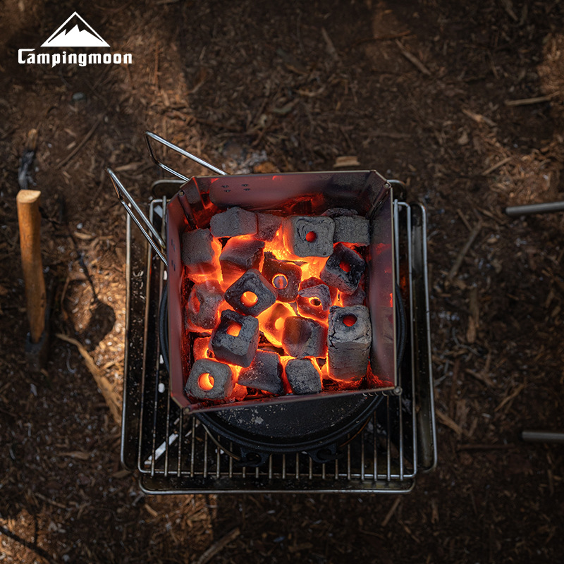 MT-18 Stainless Steel Hiking F - Camp Grill Portable Folding recension och pris