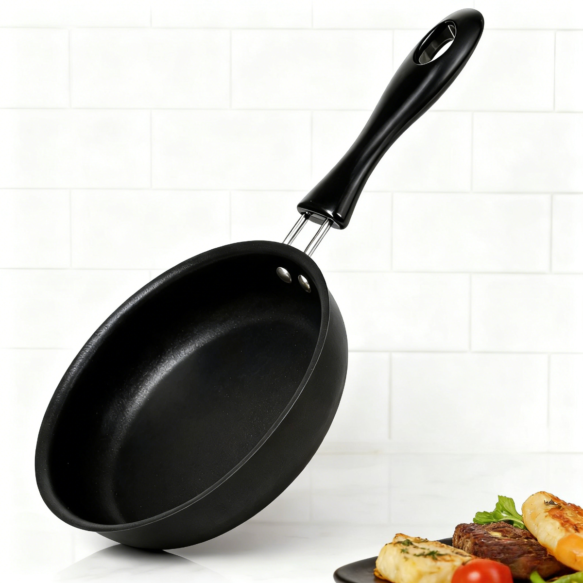 Mini Frying Pan with Handle Po - Camping Cooking Candle recension och pris