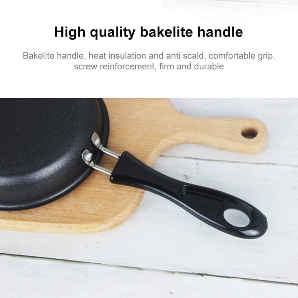 Mini Frying Pan with Handle Po - Camping Cooking Candle recension och pris