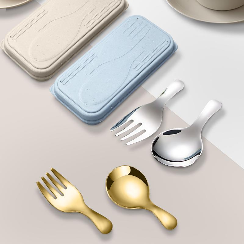 Stainless Steel Tableware Set  - Camping Cooking Portable recension och pris