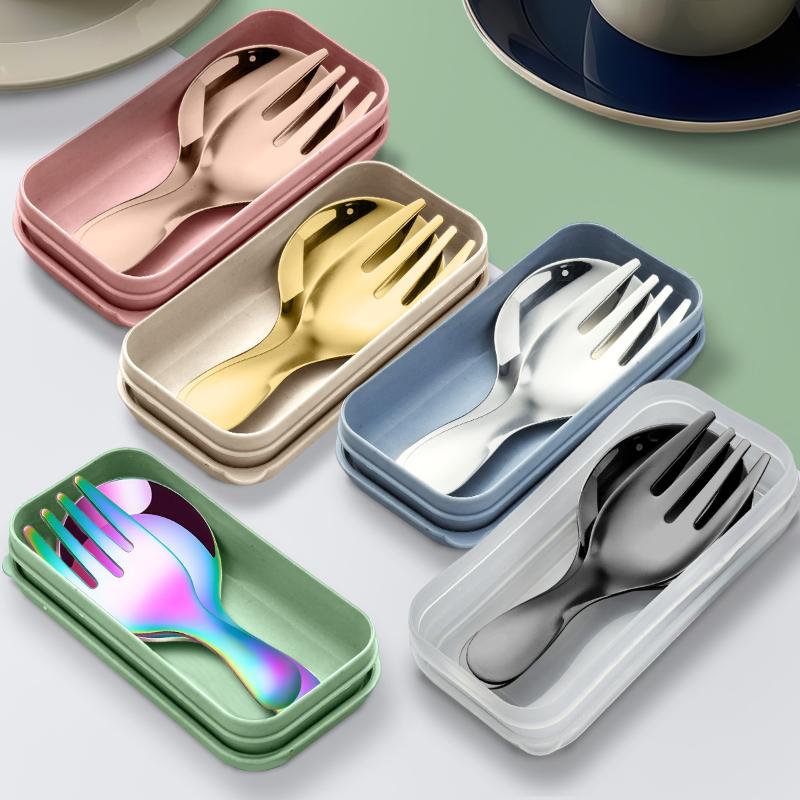 Stainless Steel Tableware Set  - Camping Cooking Portable recension och pris