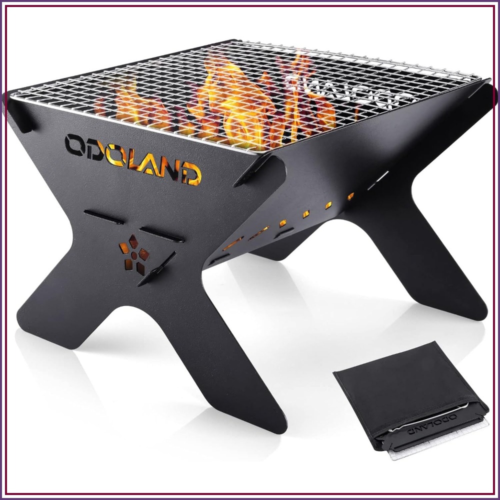 Portable Folding Charcoal Gril - Camp Grill Portable Folding recension och pris