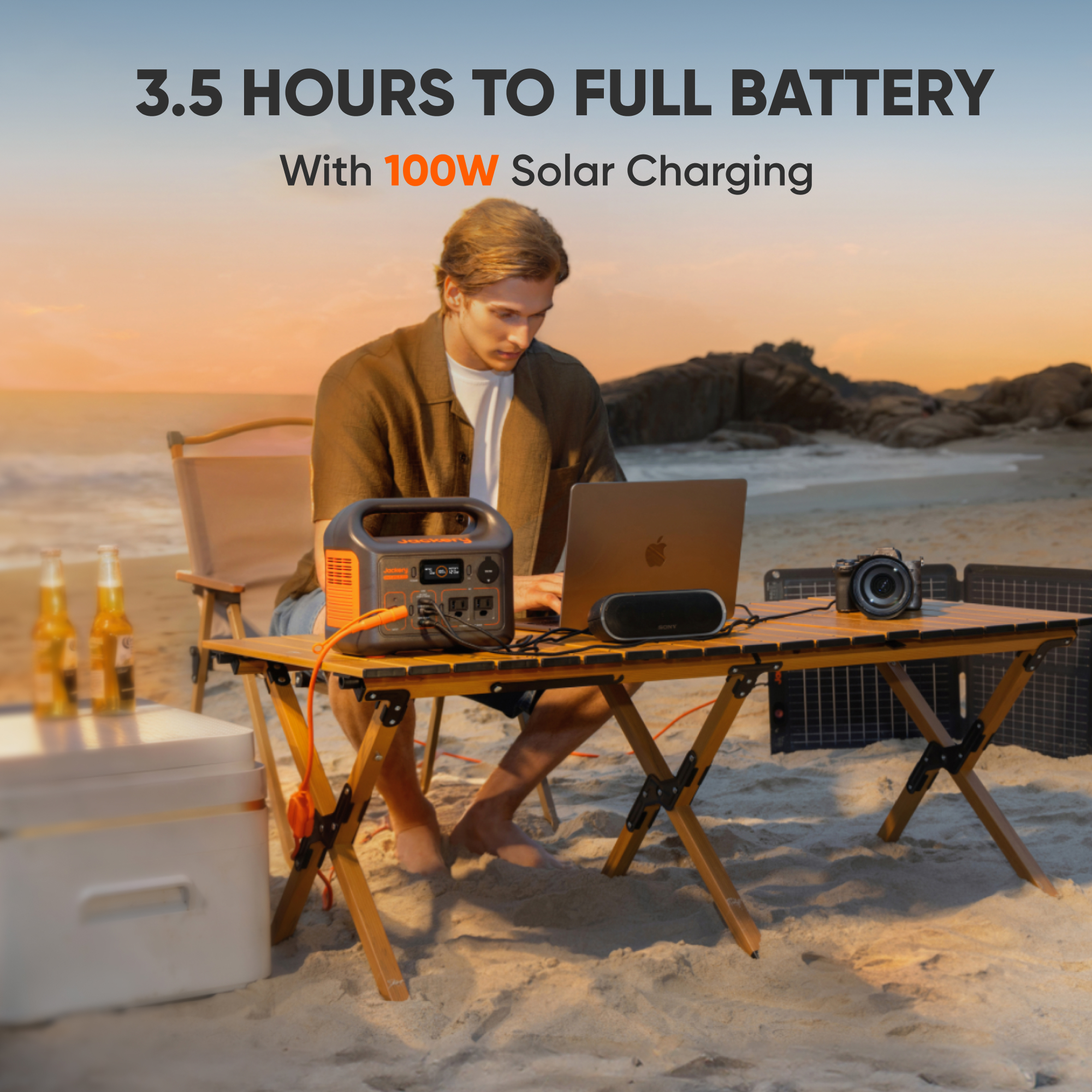 Jackery Portable Power Station - Camping Cooking Utensils Kit recension och pris