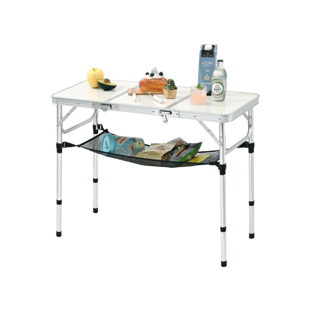 Folding Camping Table With Sto - Camping Cooking Table With Storage recension och pris