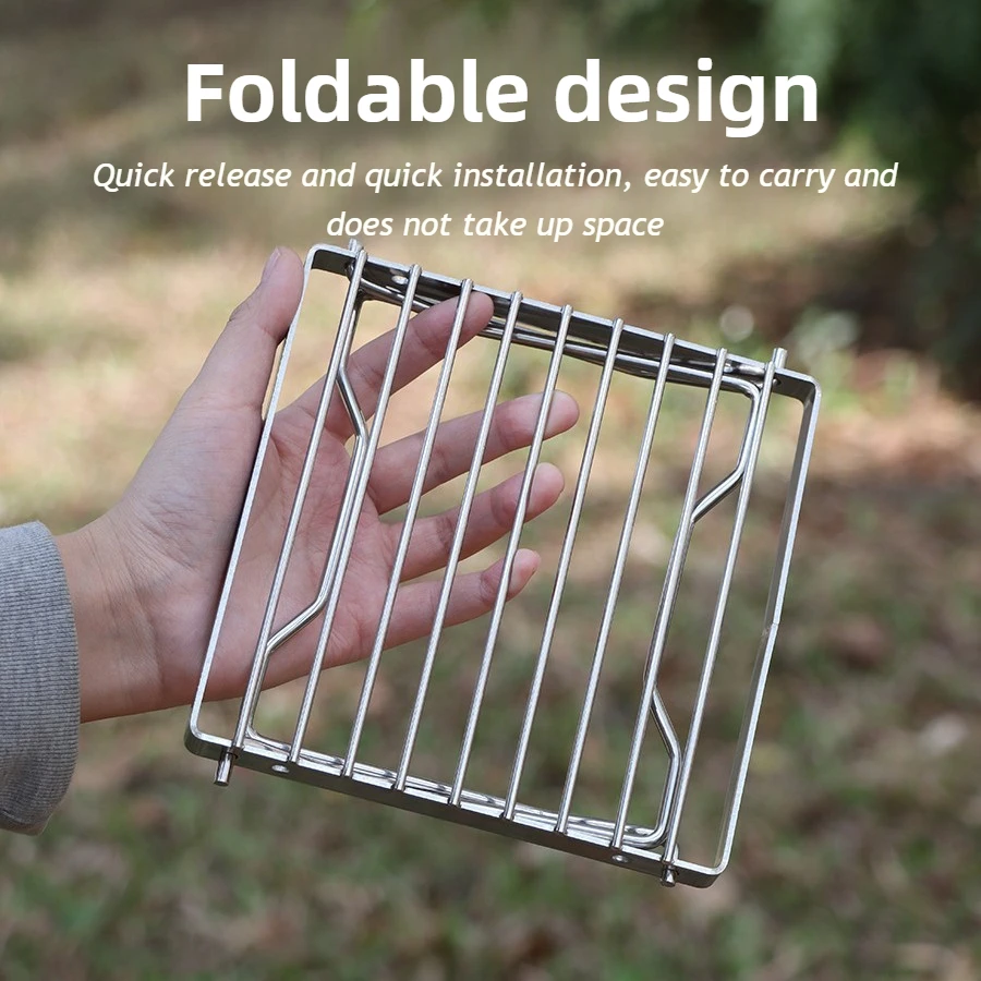 Folding Portable Outdoor Barbe - Camp Grill Portable Folding recension och pris