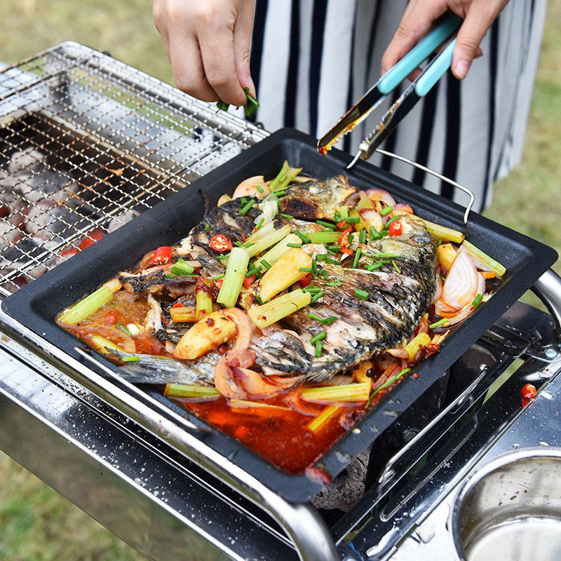 Outdoors Thick Square Grill Pa - Camping Cooking Candle recension och pris