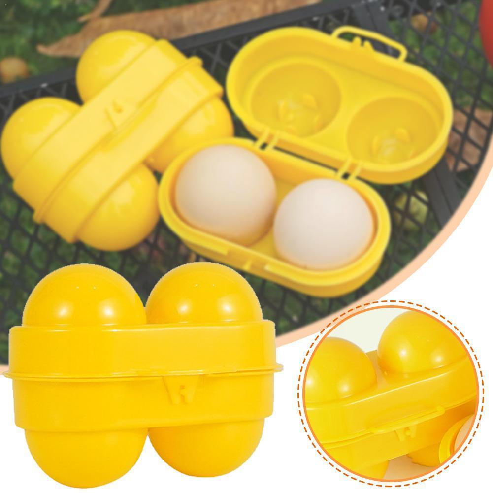 2 Grid Egg Storage Box Contain - Camping Cooking Container recension och pris