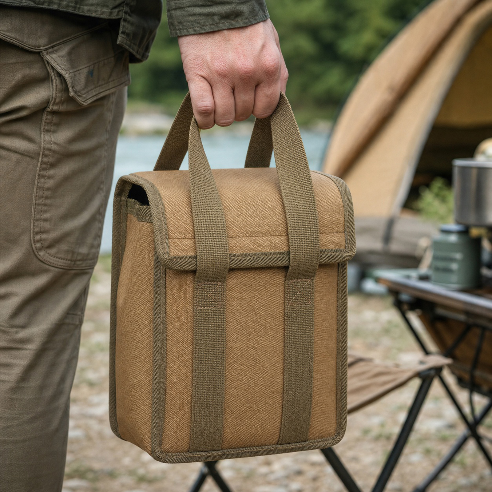 Outdoor Camping Gas Tank Stora - Camping Cooking Container recension och pris