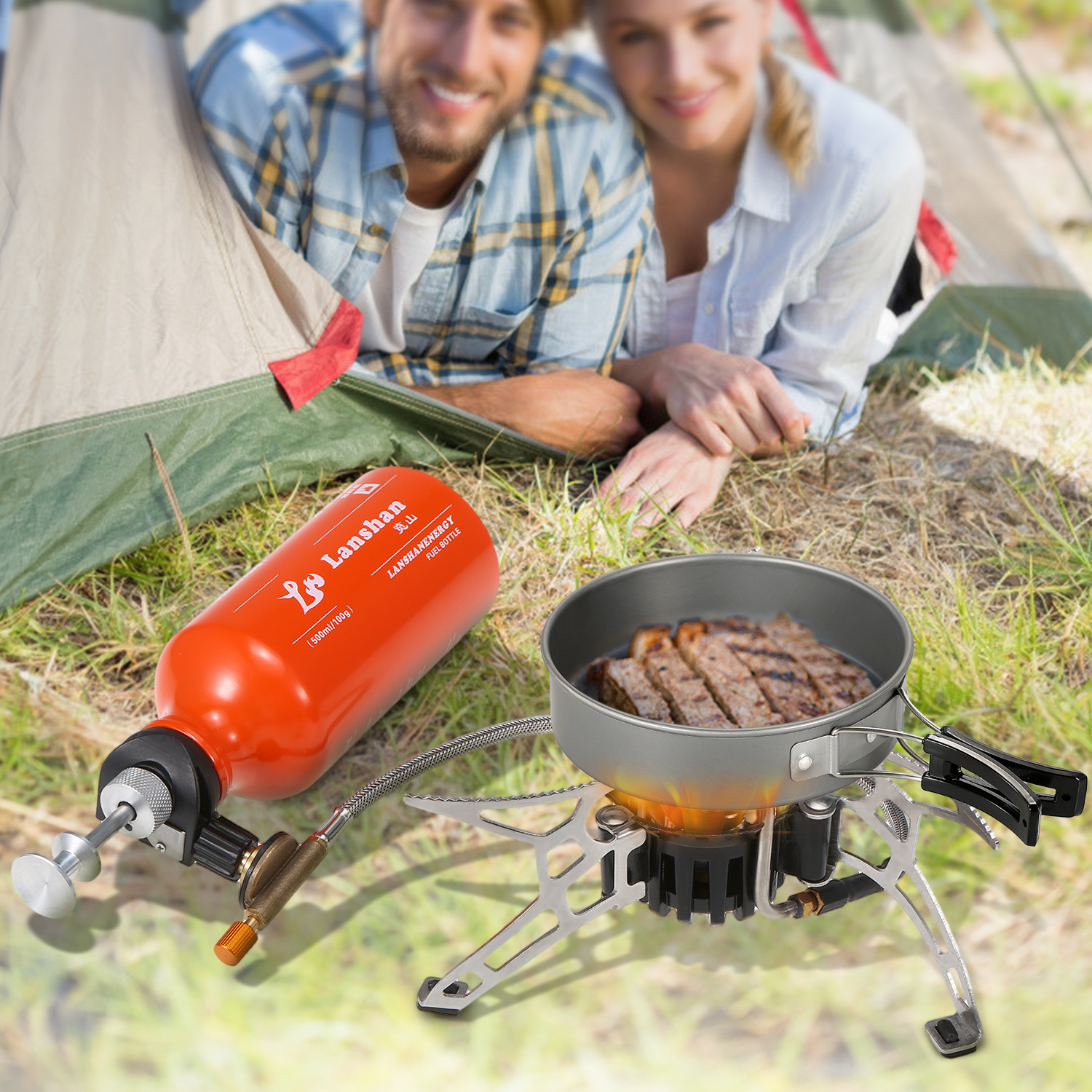 Lixada Outdoor Camping Multi F - Camping Cooking Fuel recension och pris