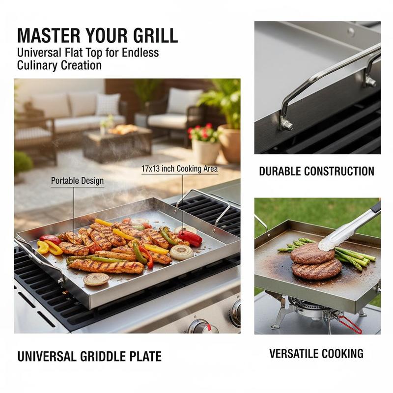 Free Shipping-Rectangular Flat - Camping Cooking Portable recension och pris