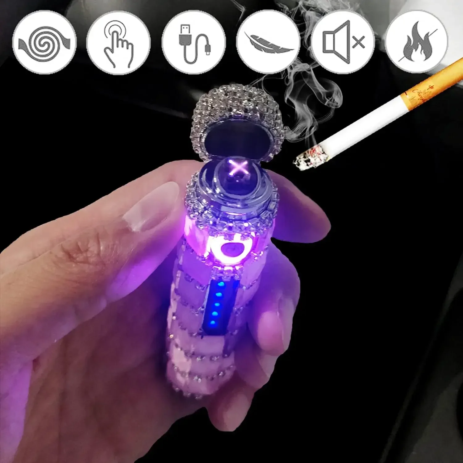 Women Electric Rechargeable Us - Camping Cooking Candle recension och pris