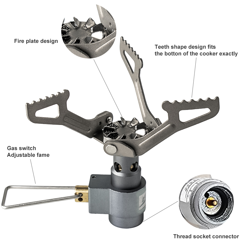 BRS Outdoor Gas Stove Mini Cam - Camping Cooking Fuel recension och pris