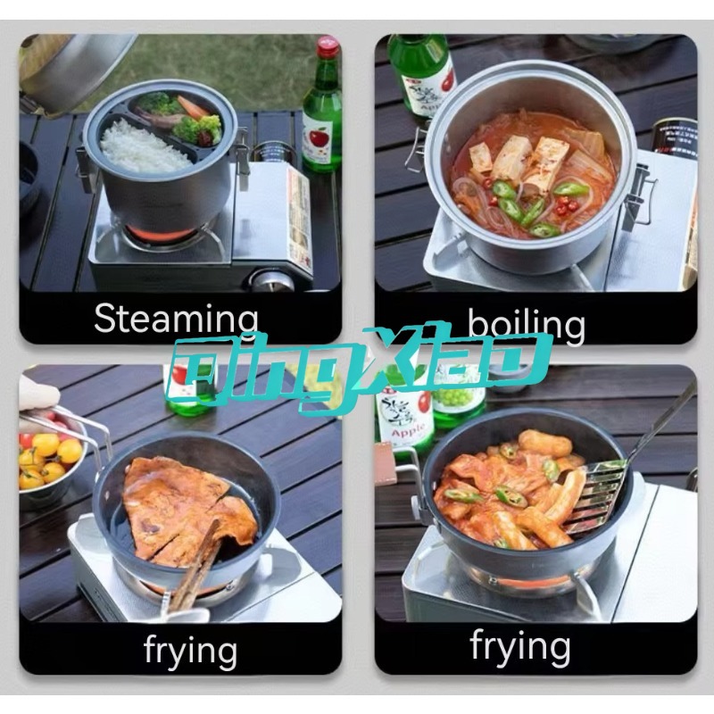 Outdoor 304 Stainless Steel Mu - Camping Cooking Portable recension och pris