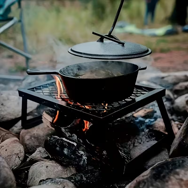Portable folding barbecue gril - Camp Grill Portable Folding recension och pris