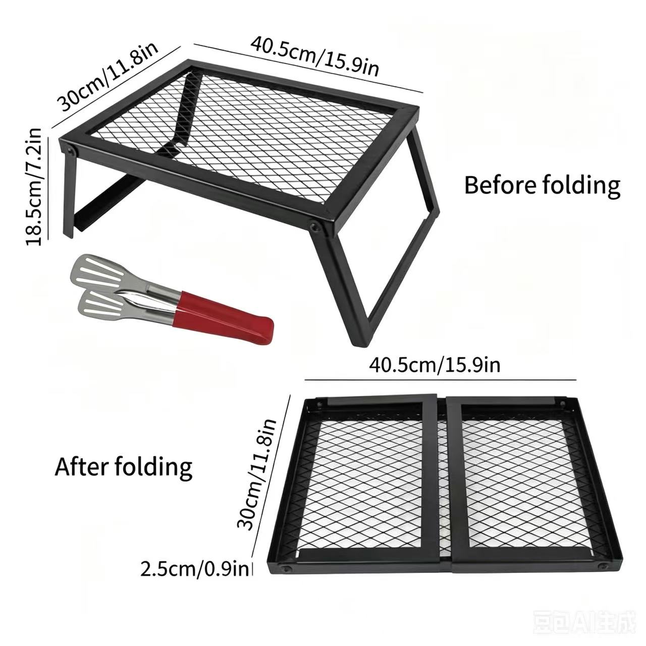 Portable folding barbecue gril - Camp Grill Portable Folding recension och pris