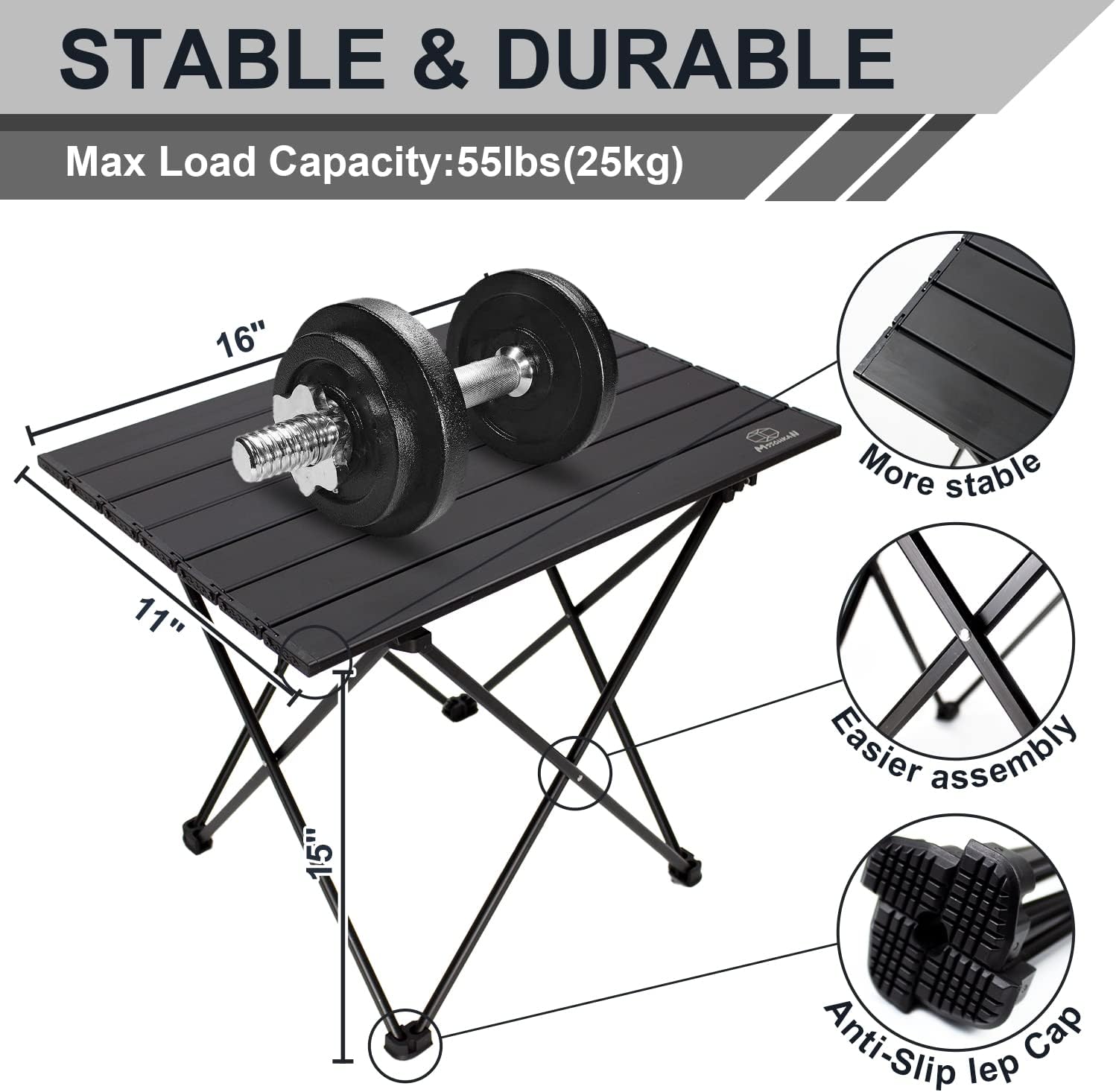 Camping Table Folding Portable - Camping Cooking Kitchen recension och pris